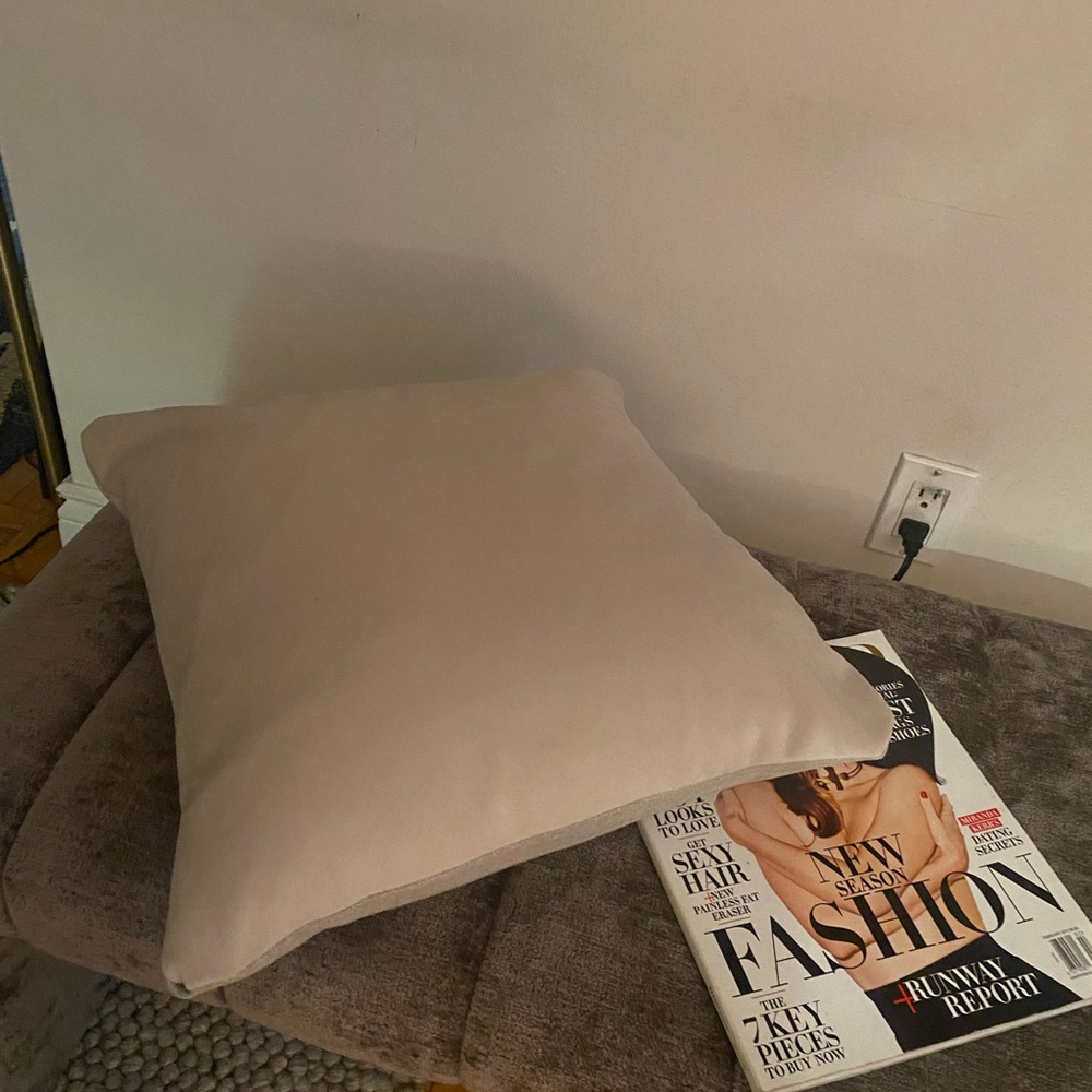 Chic Cream Decorative Pillow
